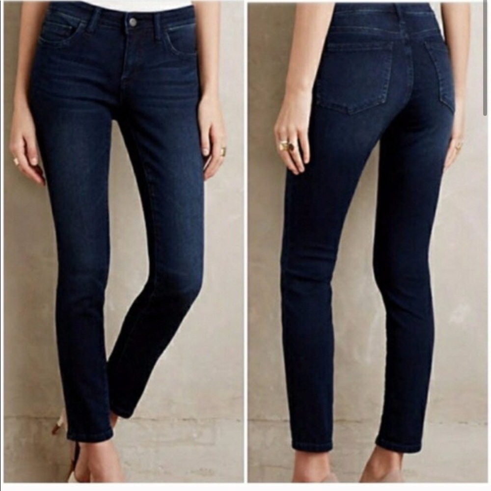 Anthropologie Pilcro Stet Dark Skinny Jeans